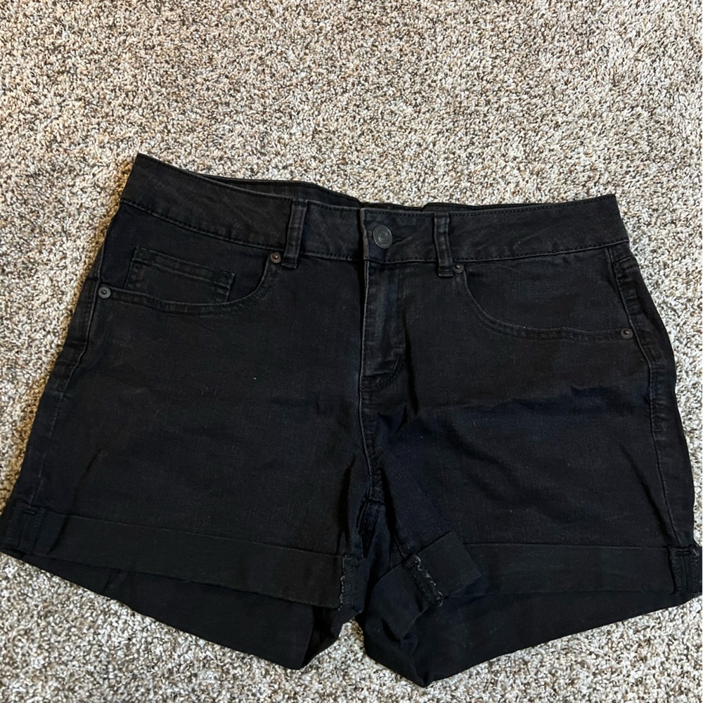 SO midi jean shorts